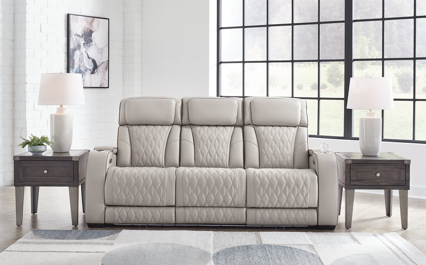 Boyington PWR REC Sofa with ADJ Headrest