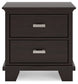 Covetown Full Panel Bed with Mirrored Dresser, Chest and 2 Nightstands