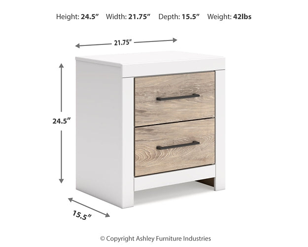 Ashley Express - Charbitt Twin Panel Bed with Nightstand