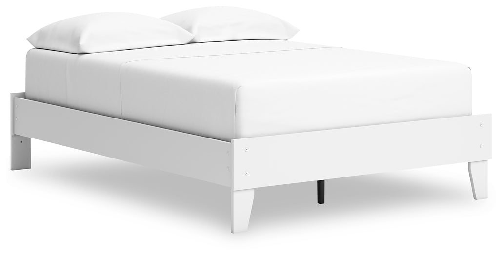 Ashley Express - Hallityn Full Platform Bed with Dresser and Nightstand