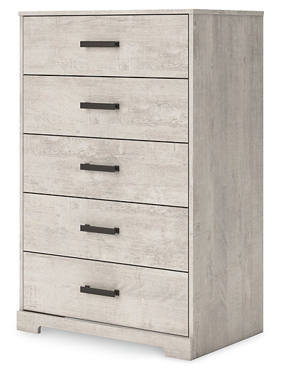 Ashley Express - Shawburn Queen Platform Bed with Dresser, Chest and Nightstand