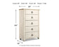 Willowton Queen Sleigh Bed with Mirrored Dresser and Chest