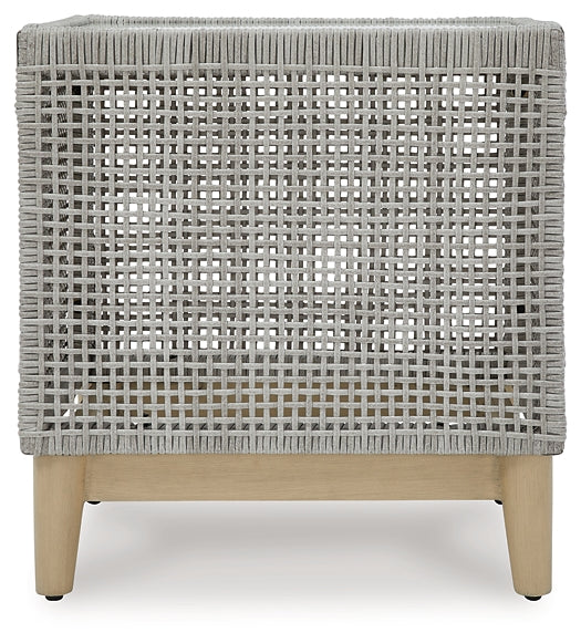 Ashley Express - Seton Creek 2 Outdoor Chairs with End Table