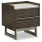 Arkenton California King Panel Bed with Mirrored Dresser and 2 Nightstands