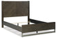 Arkenton Queen Panel Bed with Mirrored Dresser and Chest