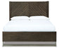 Arkenton Queen Panel Bed with Mirrored Dresser and Chest