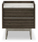 Arkenton California King Panel Bed with Mirrored Dresser, Chest and 2 Nightstands