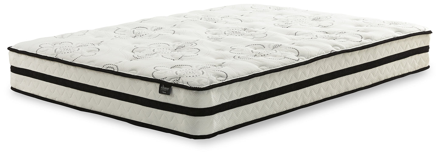 Ashley Express - Chime 10 Inch Hybrid Mattress with Adjustable Base