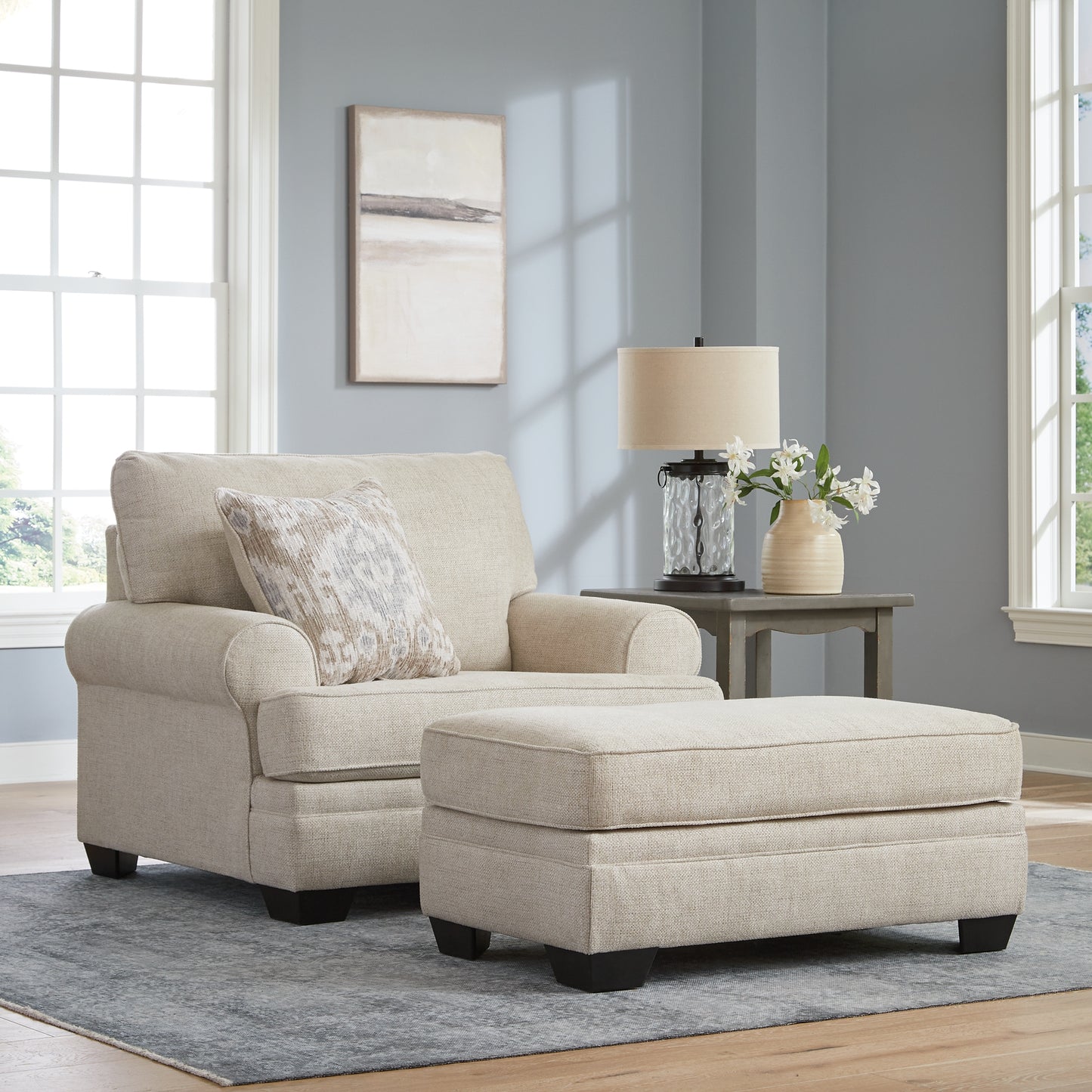 Rilynn Chair and Ottoman